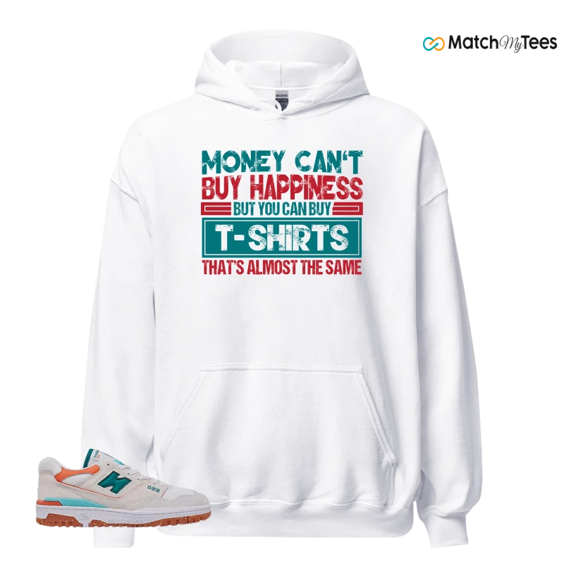NEW BALANCE 550 SEA SALT VERDIGRIS (WOMEN'S) SNEAKER Matching Tees hoodie