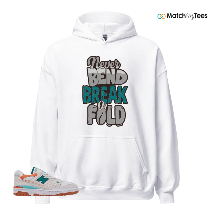 NEW BALANCE 550 SEA SALT VERDIGRIS (WOMEN'S) SNEAKER Matching Tees hoodie