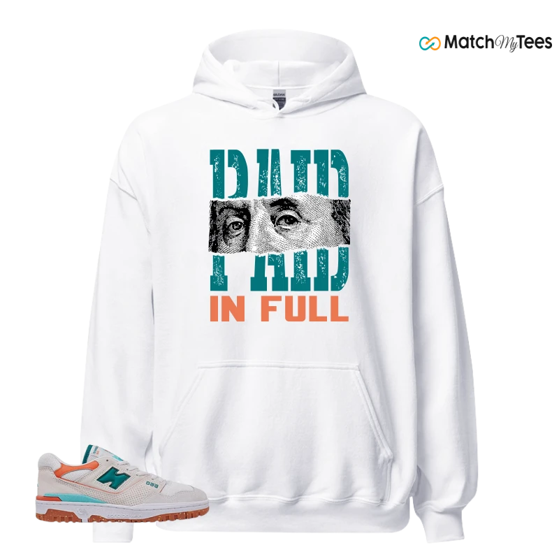 NEW BALANCE 550 SEA SALT VERDIGRIS (WOMEN'S) SNEAKER Matching Tees hoodie