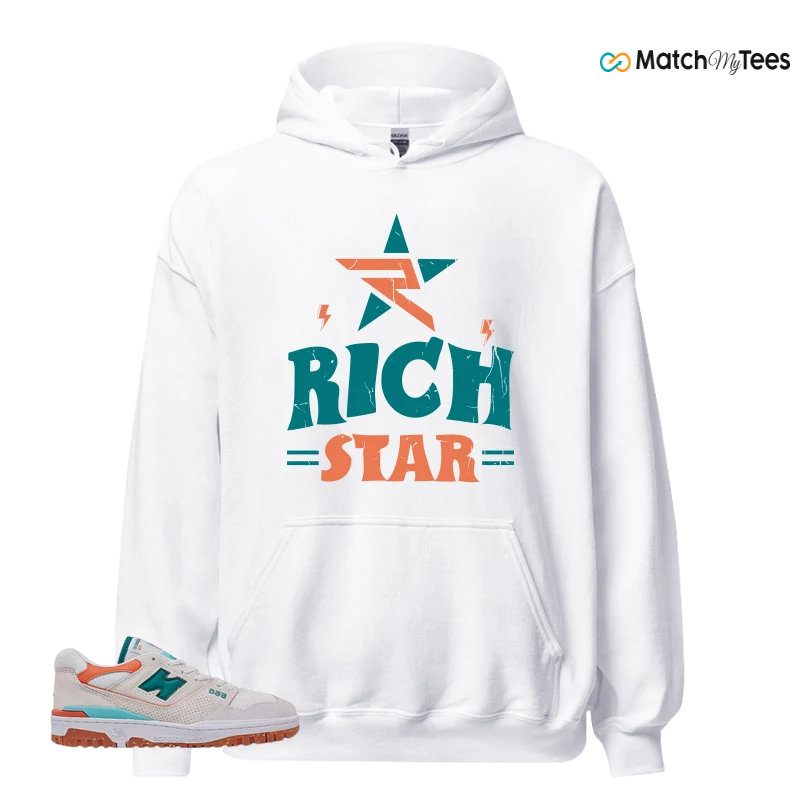 NEW BALANCE 550 SEA SALT VERDIGRIS (WOMEN'S) SNEAKER Matching Tees hoodie