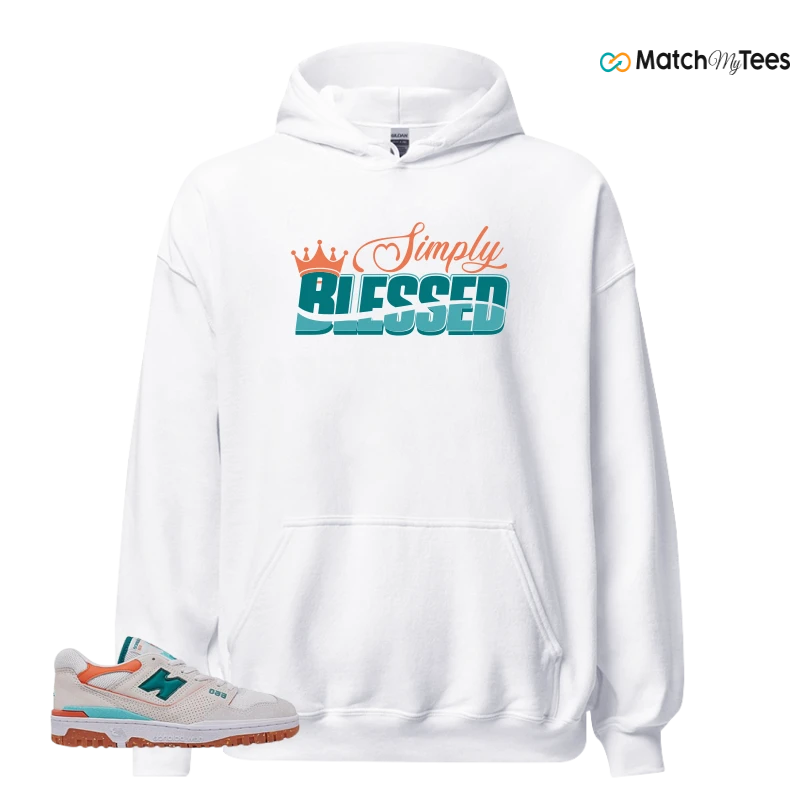 NEW BALANCE 550 SEA SALT VERDIGRIS (WOMEN'S) SNEAKER Matching Tees hoodie