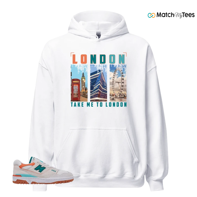 NEW BALANCE 550 SEA SALT VERDIGRIS (WOMEN'S) SNEAKER Matching Tees hoodie