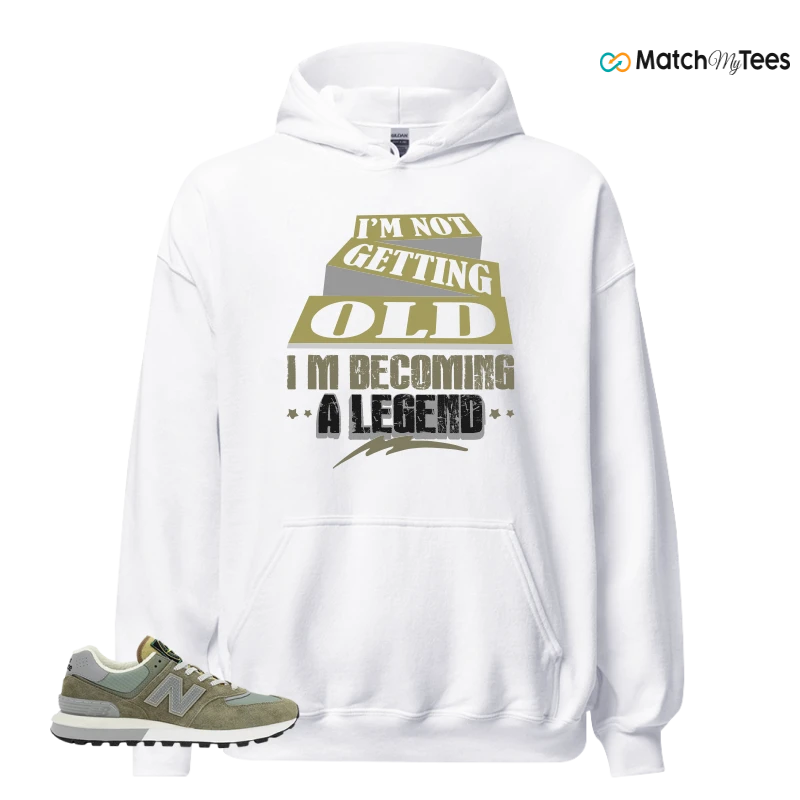 NEW BALANCE 574 LEGACY STONE ISLAND SNEAKER Matching Tees hoodie