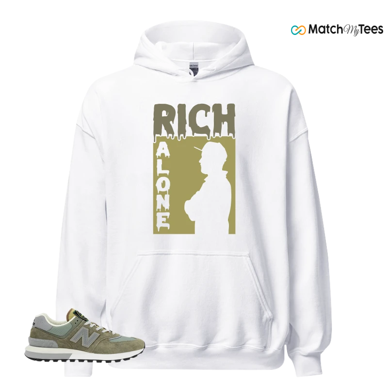 NEW BALANCE 574 LEGACY STONE ISLAND SNEAKER Matching Tees hoodie