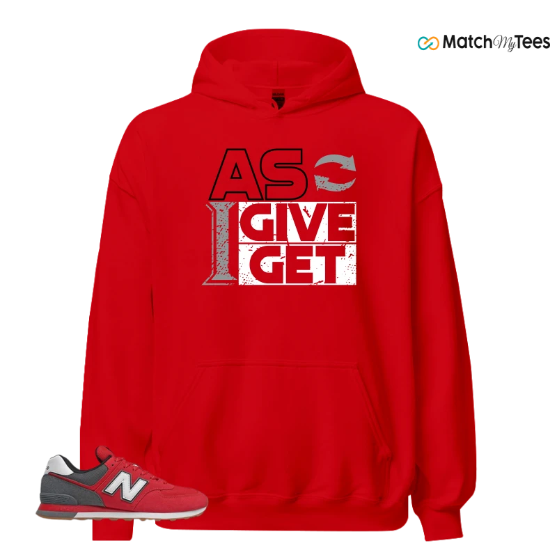 NEW BALANCE 574 RED LEAD SNEAKER Matching Tees hoodie