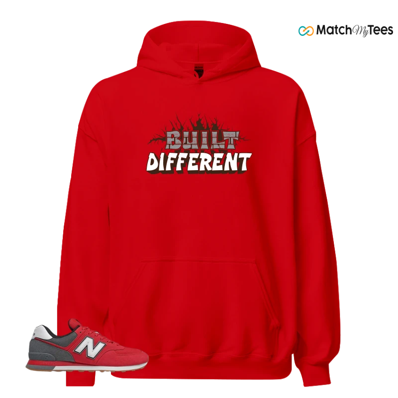 NEW BALANCE 574 RED LEAD SNEAKER Matching Tees hoodie