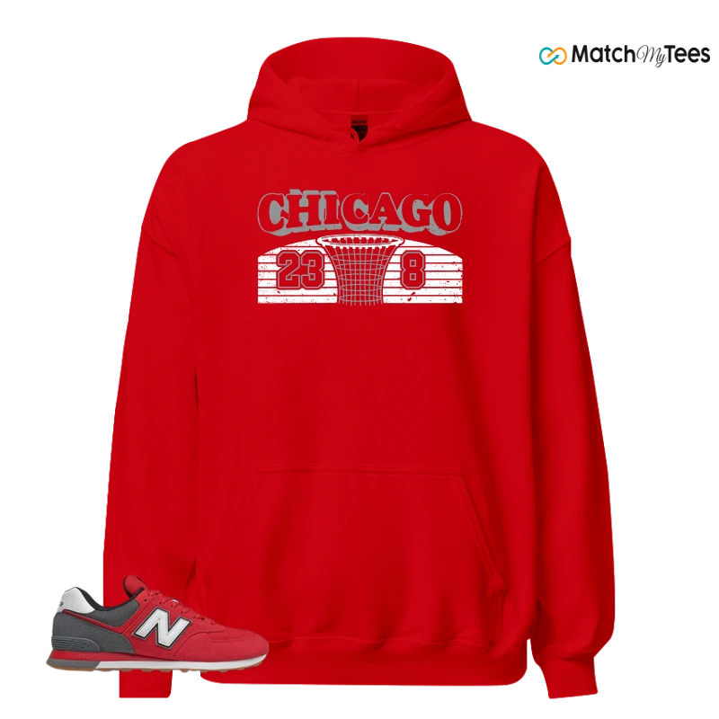 NEW BALANCE 574 RED LEAD SNEAKER Matching Tees hoodie