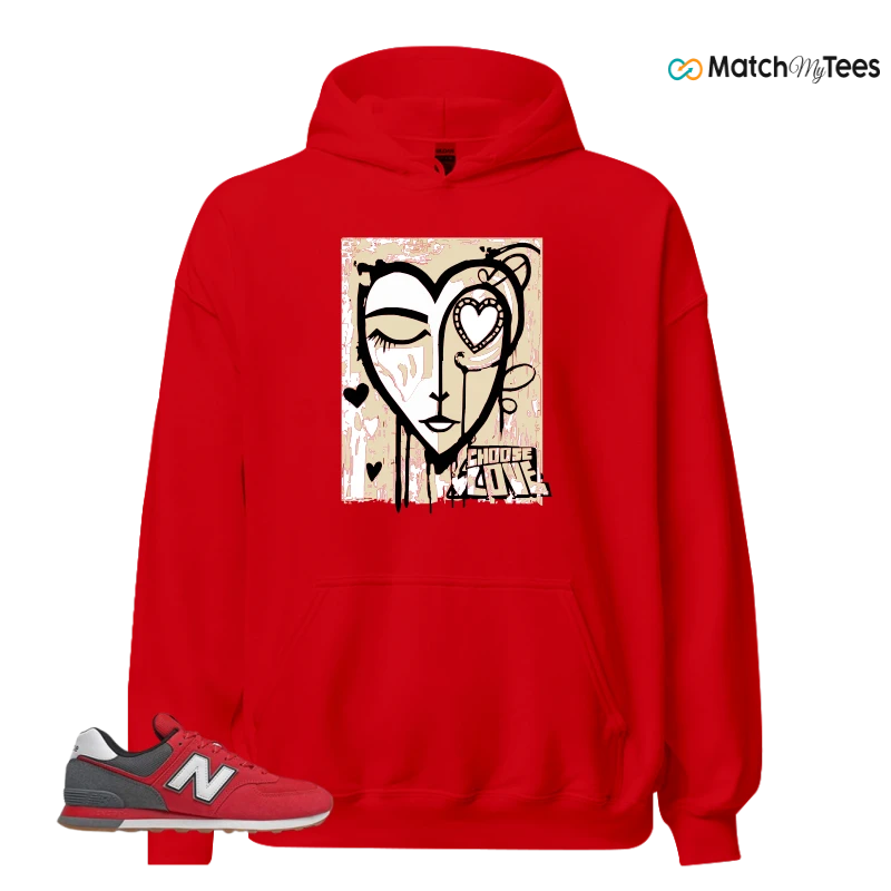 NEW BALANCE 574 RED LEAD SNEAKER Matching Tees hoodie