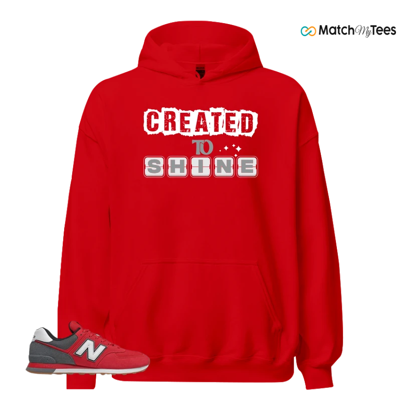 NEW BALANCE 574 RED LEAD SNEAKER Matching Tees hoodie