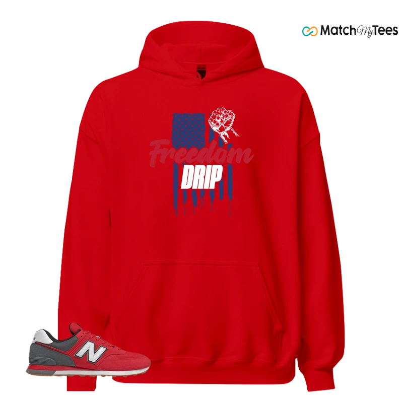 NEW BALANCE 574 RED LEAD SNEAKER Matching Tees hoodie