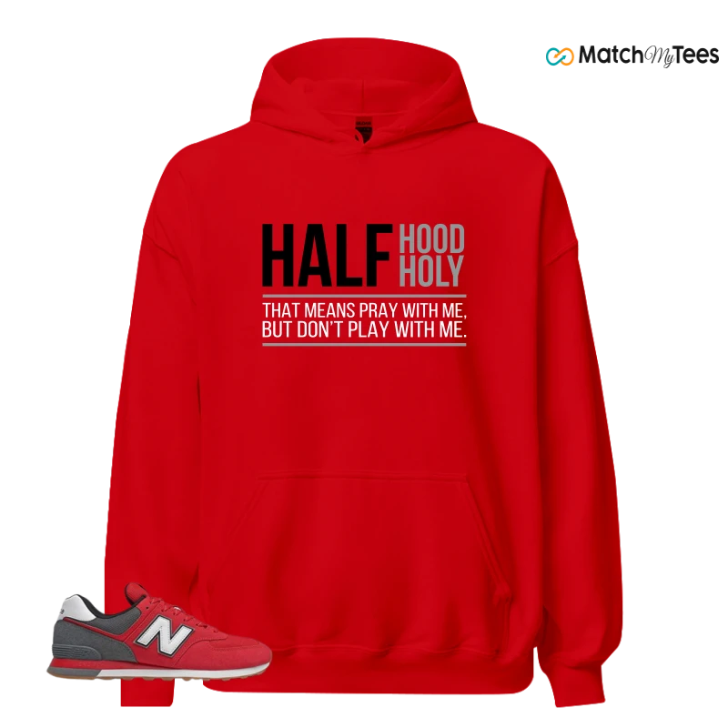 NEW BALANCE 574 RED LEAD SNEAKER Matching Tees hoodie