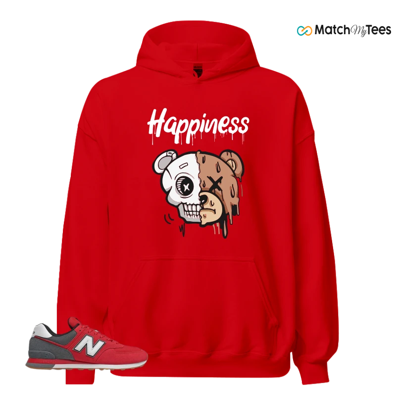 NEW BALANCE 574 RED LEAD SNEAKER Matching Tees hoodie
