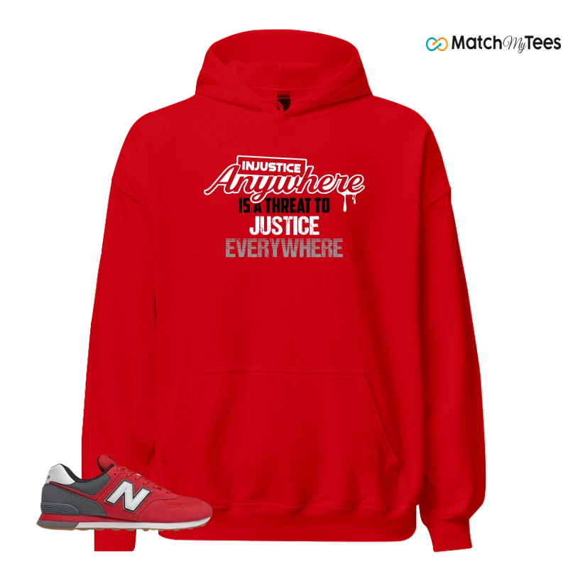 NEW BALANCE 574 RED LEAD SNEAKER Matching Tees hoodie