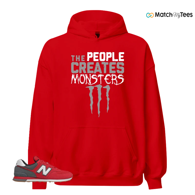 NEW BALANCE 574 RED LEAD SNEAKER Matching Tees hoodie