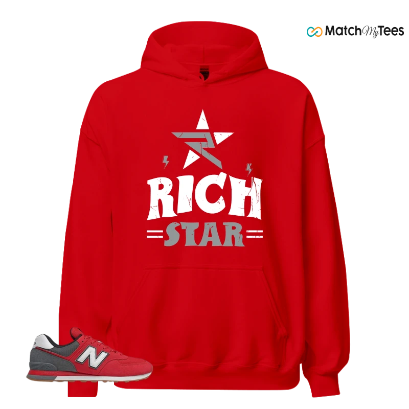 NEW BALANCE 574 RED LEAD SNEAKER Matching Tees hoodie