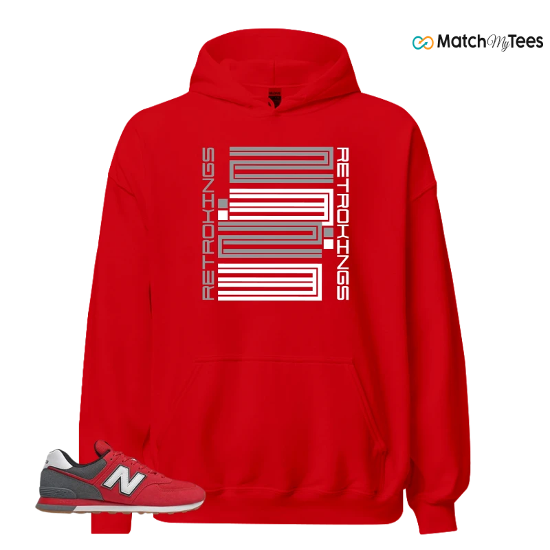 NEW BALANCE 574 RED LEAD SNEAKER Matching Tees hoodie
