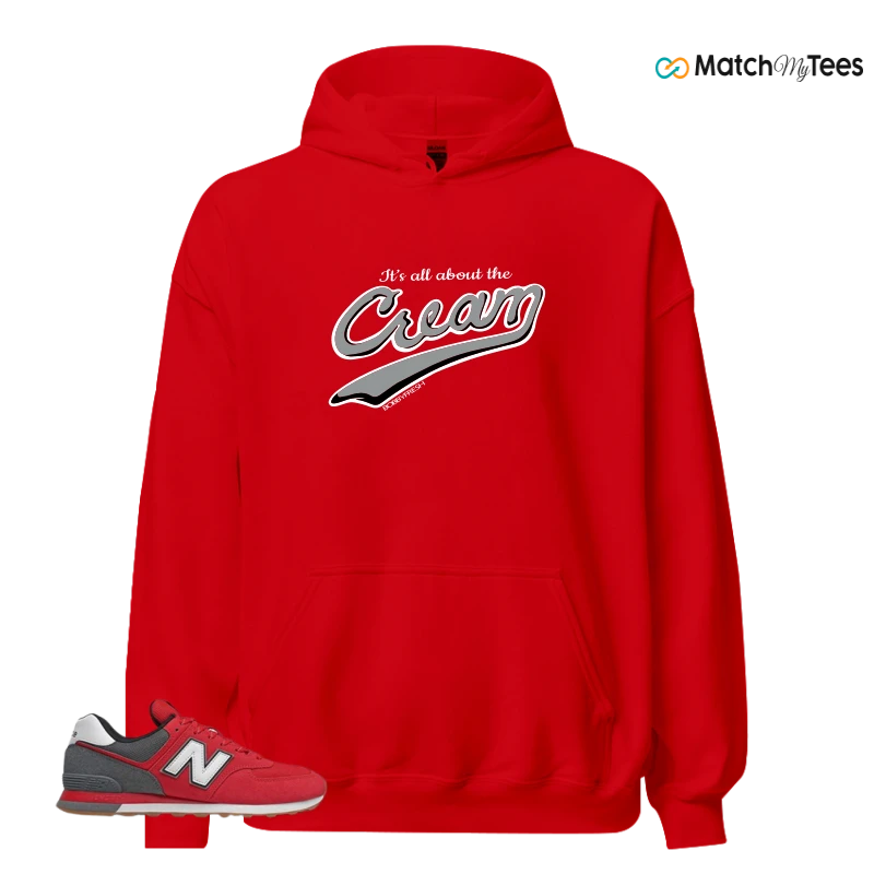 NEW BALANCE 574 RED LEAD SNEAKER Matching Tees hoodie