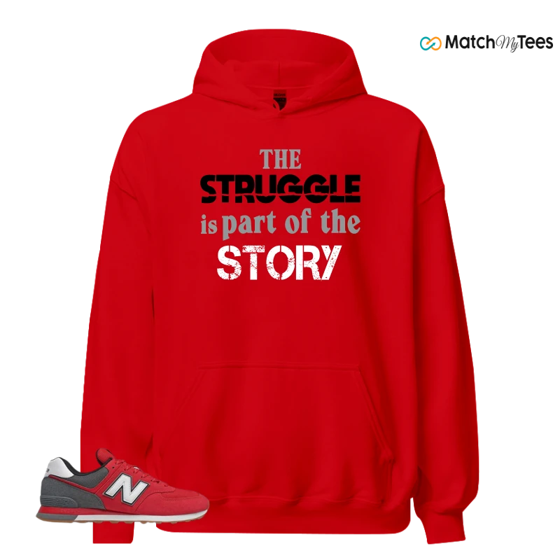 NEW BALANCE 574 RED LEAD SNEAKER Matching Tees hoodie