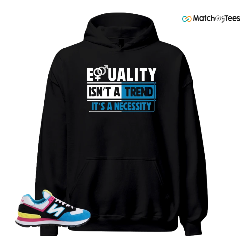 NEW BALANCE 574 RUGGED BLACK BLUE PINK SNEAKER Matching Tees hoodie