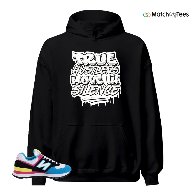 NEW BALANCE 574 RUGGED BLACK BLUE PINK SNEAKER Matching Tees hoodie
