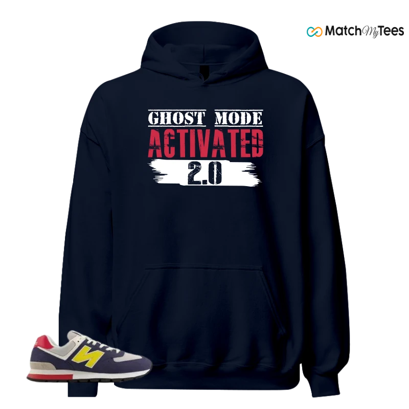 NEW BALANCE 574 RUGGED BLUE YELLOW SNEAKER Matching Tees hoodie