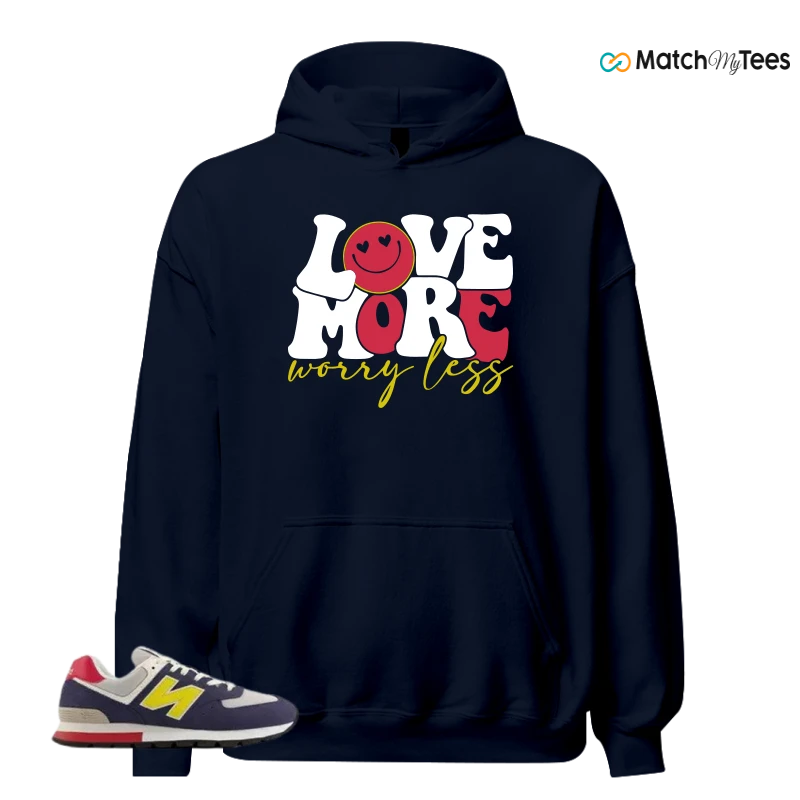 NEW BALANCE 574 RUGGED BLUE YELLOW SNEAKER Matching Tees hoodie