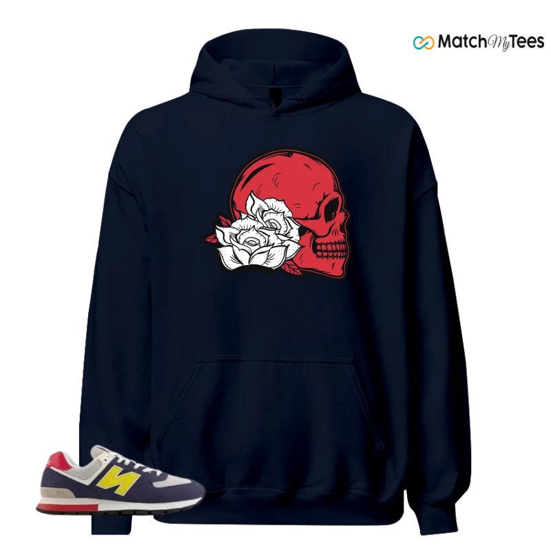 NEW BALANCE 574 RUGGED BLUE YELLOW SNEAKER Matching Tees hoodie