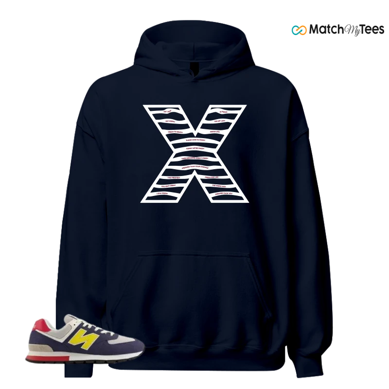 NEW BALANCE 574 RUGGED BLUE YELLOW SNEAKER Matching Tees hoodie