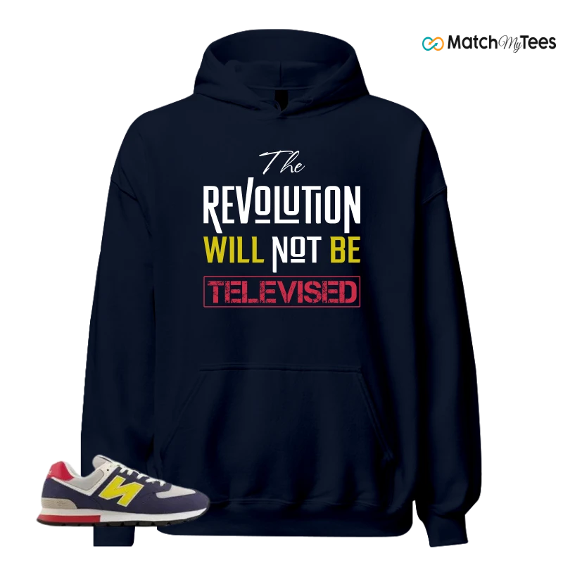 NEW BALANCE 574 RUGGED BLUE YELLOW SNEAKER Matching Tees hoodie