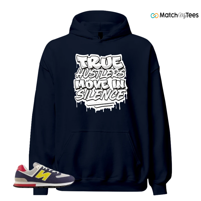 NEW BALANCE 574 RUGGED BLUE YELLOW SNEAKER Matching Tees Hoodie for Men