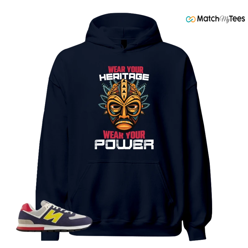 NEW BALANCE 574 RUGGED BLUE YELLOW SNEAKER Matching Tees hoodie