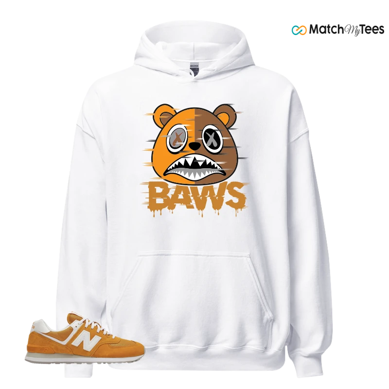 NEW BALANCE 574 YELLOW WHITE (2022) SNEAKER Matching Tees hoodie