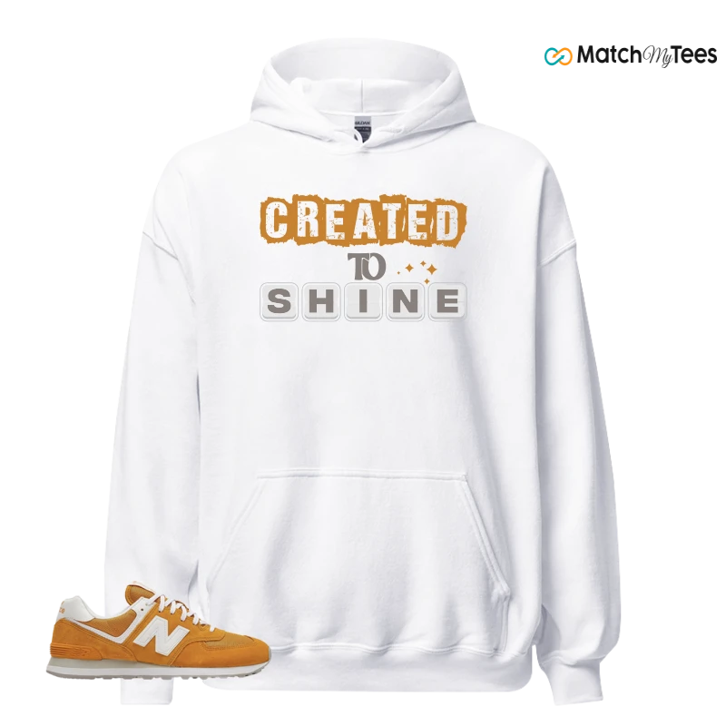 NEW BALANCE 574 YELLOW WHITE (2022) SNEAKER Matching Tees hoodie