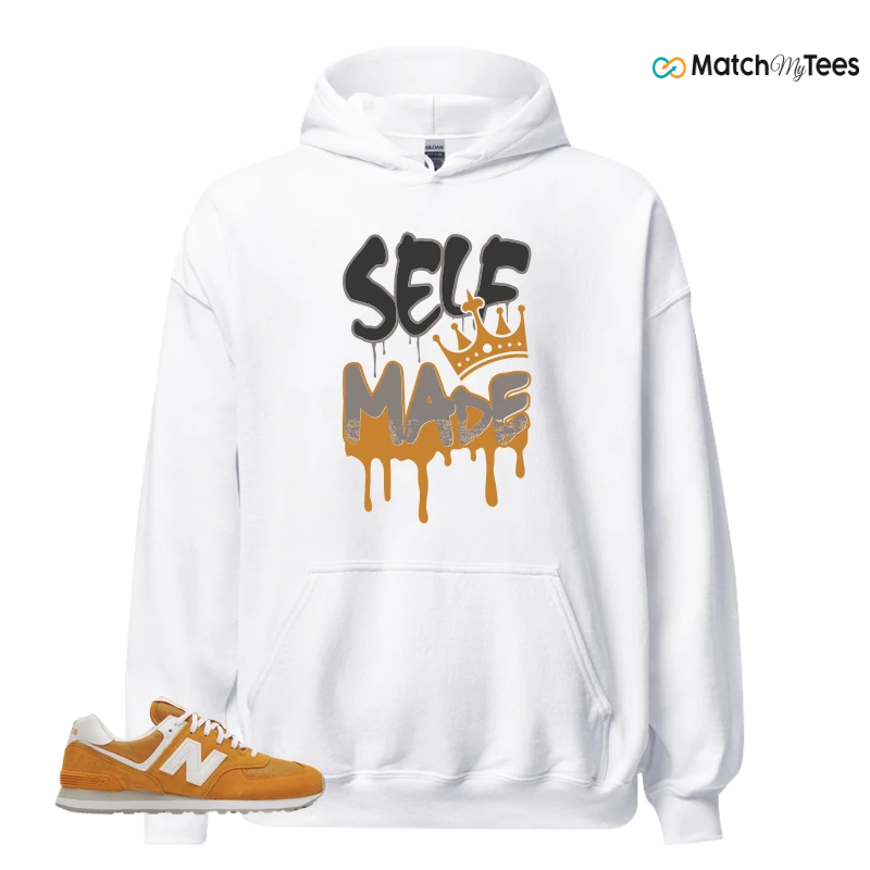 NEW BALANCE 574 YELLOW WHITE (2022) SNEAKER Matching Tees hoodie