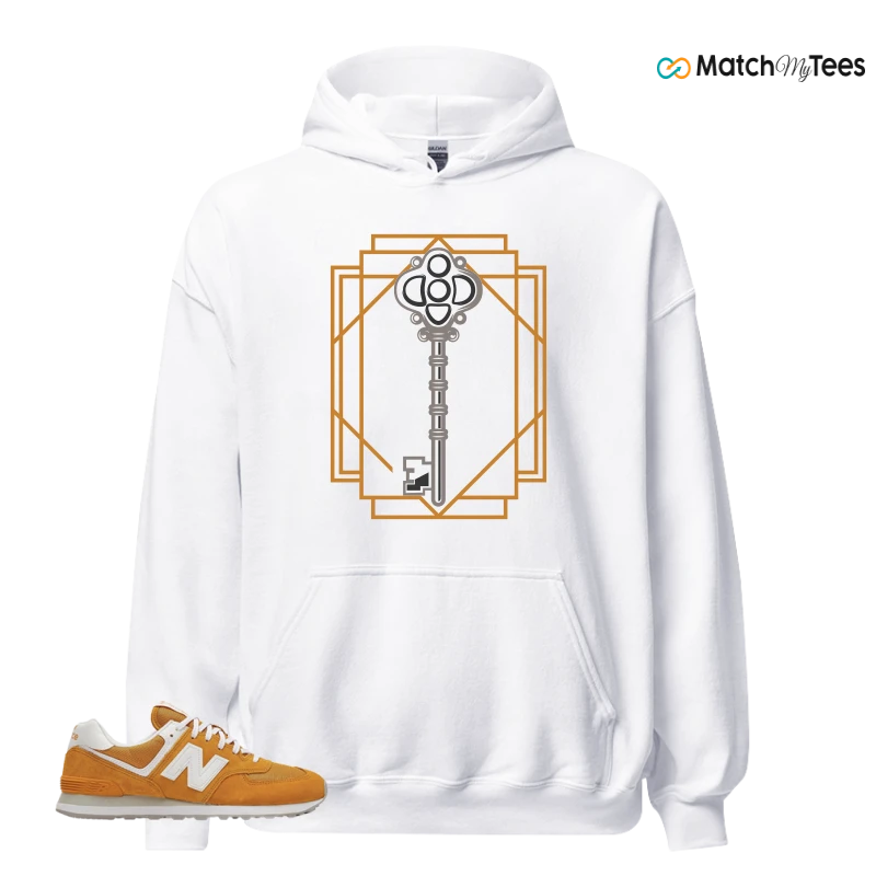 NEW BALANCE 574 YELLOW WHITE (2022) SNEAKER Matching Tees hoodie
