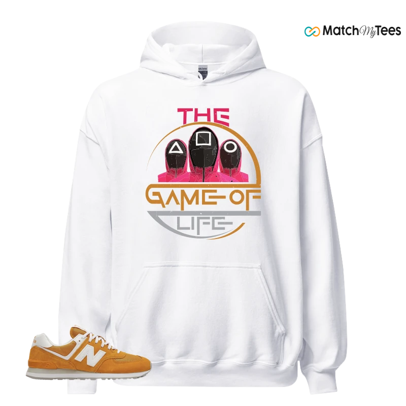 NEW BALANCE 574 YELLOW WHITE (2022) SNEAKER Matching Tees hoodie
