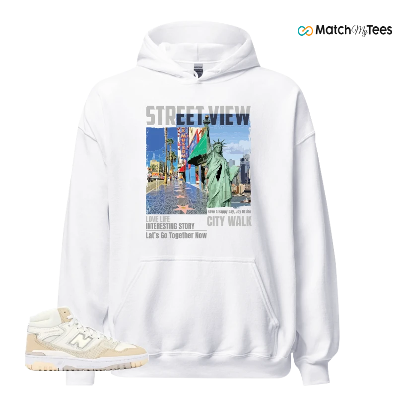NEW BALANCE 650R BEIGE SNEAKER Matching Tees hoodie
