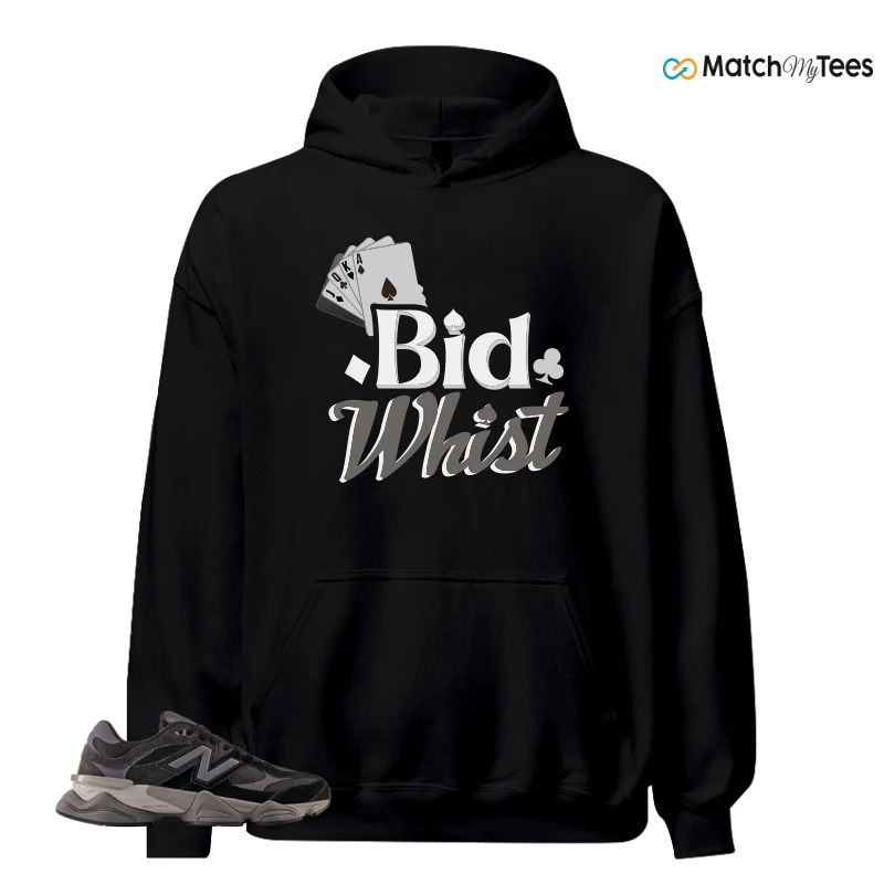 NEW BALANCE 9060 BLACK CASTLEROCK GREY SNEAKER Matching Tees hoodie