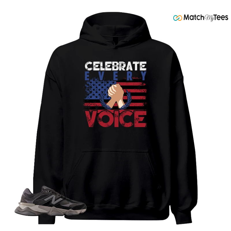 NEW BALANCE 9060 BLACK CASTLEROCK GREY SNEAKER Matching Tees hoodie