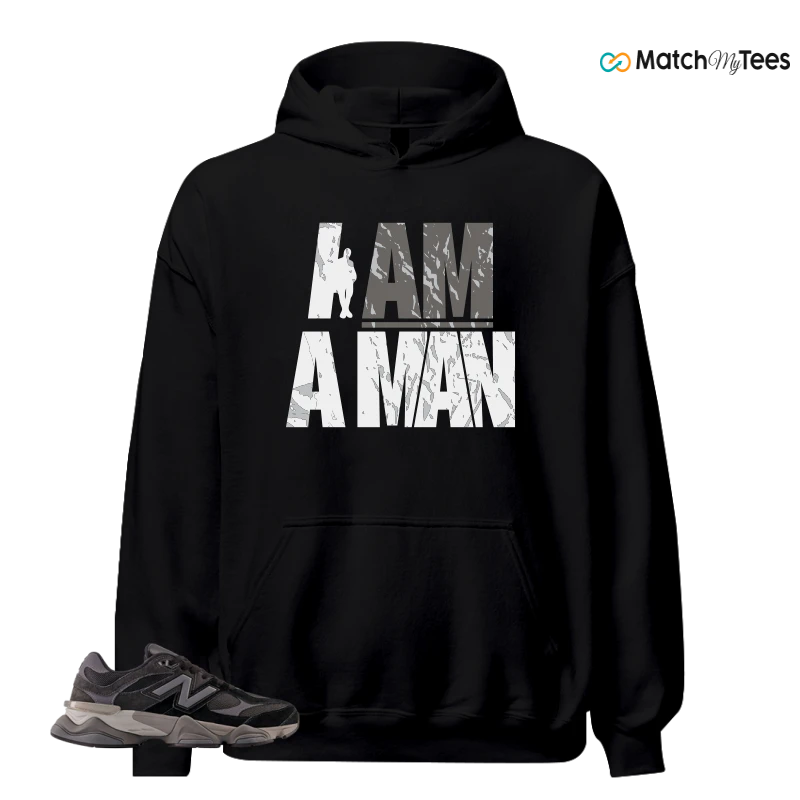 NEW BALANCE 9060 BLACK CASTLEROCK GREY SNEAKER Matching Tees hoodie