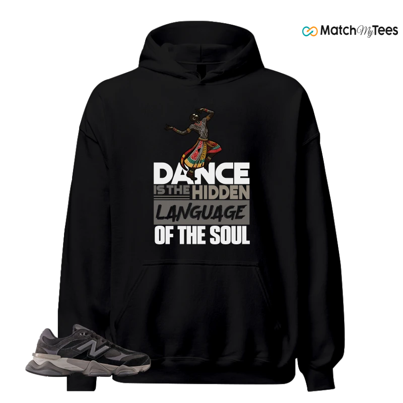 NEW BALANCE 9060 BLACK CASTLEROCK GREY SNEAKER Matching Tees hoodie