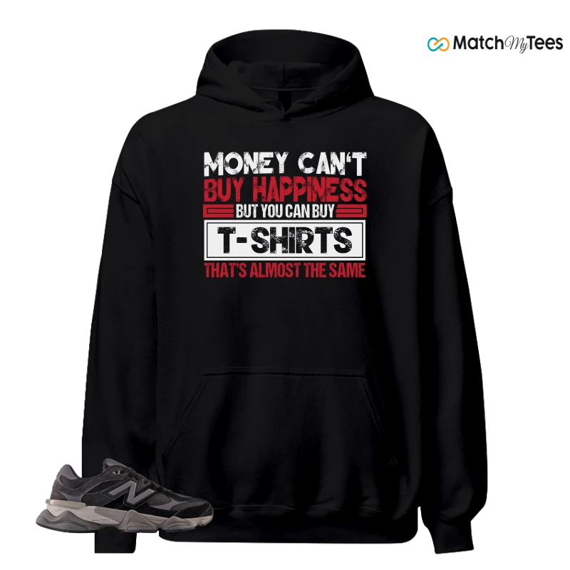 NEW BALANCE 9060 BLACK CASTLEROCK GREY SNEAKER Matching Tees hoodie