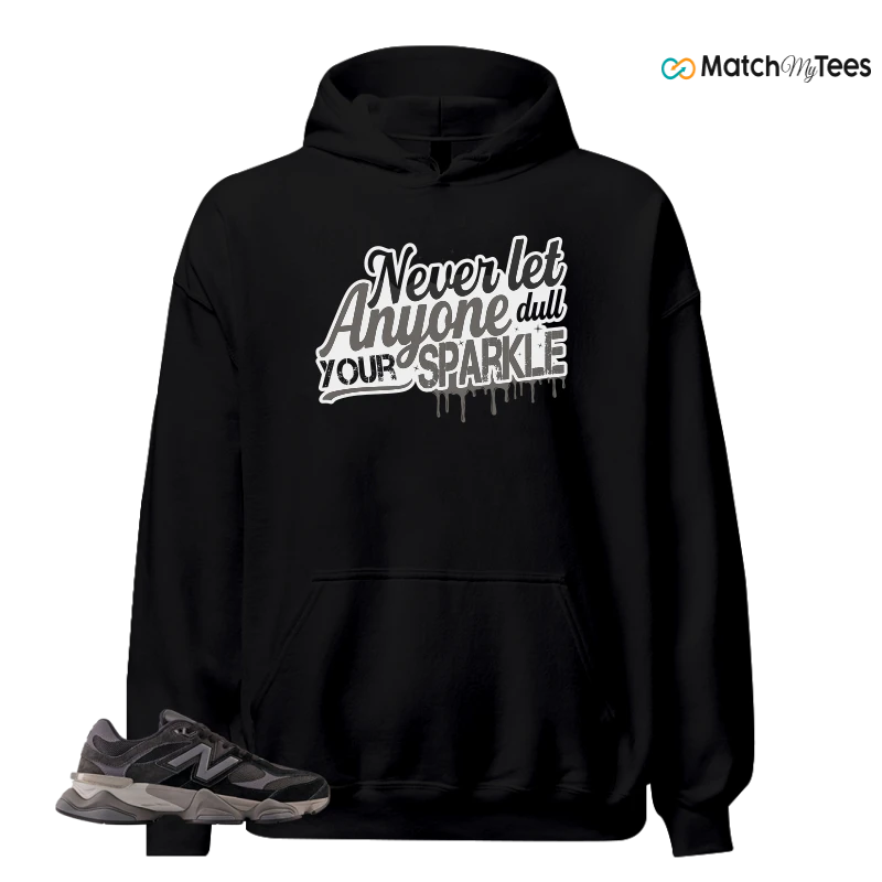NEW BALANCE 9060 BLACK CASTLEROCK GREY SNEAKER Matching Tees hoodie