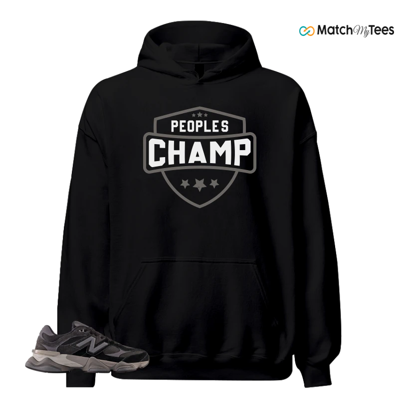 NEW BALANCE 9060 BLACK CASTLEROCK GREY SNEAKER Matching Tees hoodie