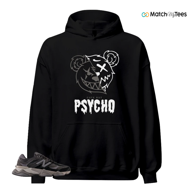 NEW BALANCE 9060 BLACK CASTLEROCK GREY SNEAKER Matching Tees hoodie