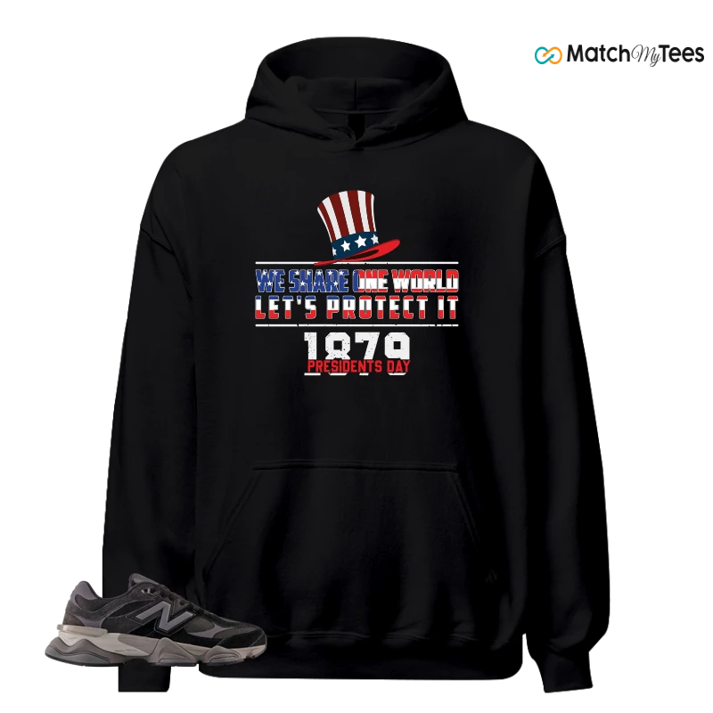 NEW BALANCE 9060 BLACK CASTLEROCK GREY SNEAKER Matching Tees hoodie