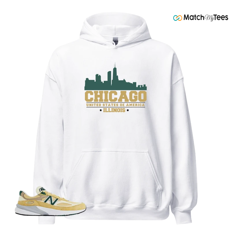 NEW BALANCE 990V6 MIUSA SULPHUR GREEN SNEAKER Matching Tees hoodie