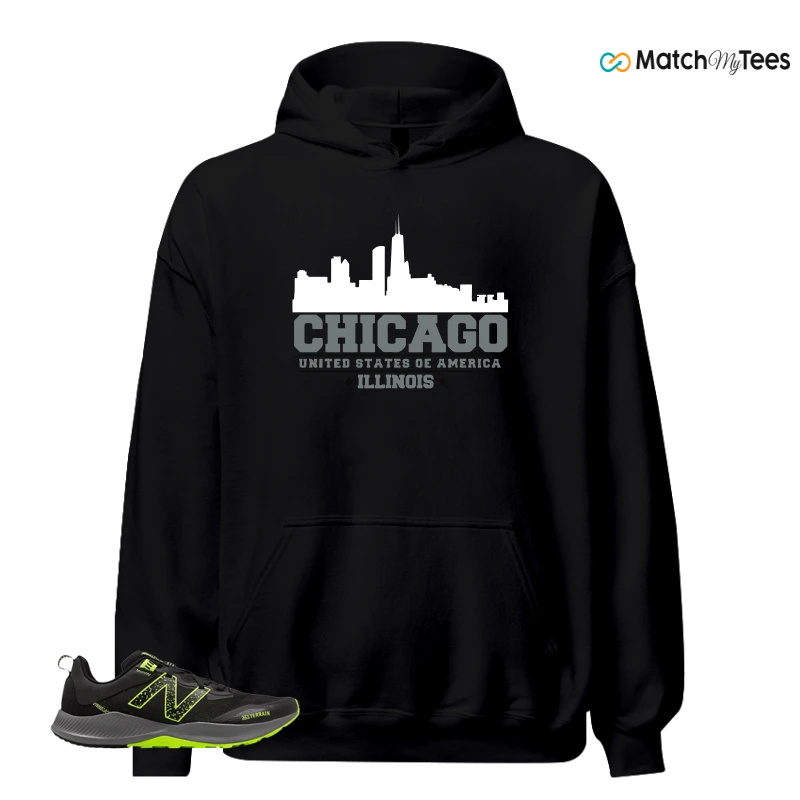 NEW BALANCE NITREL V4 BLACK LIMEADE SNEAKER Matching Tees hoodie