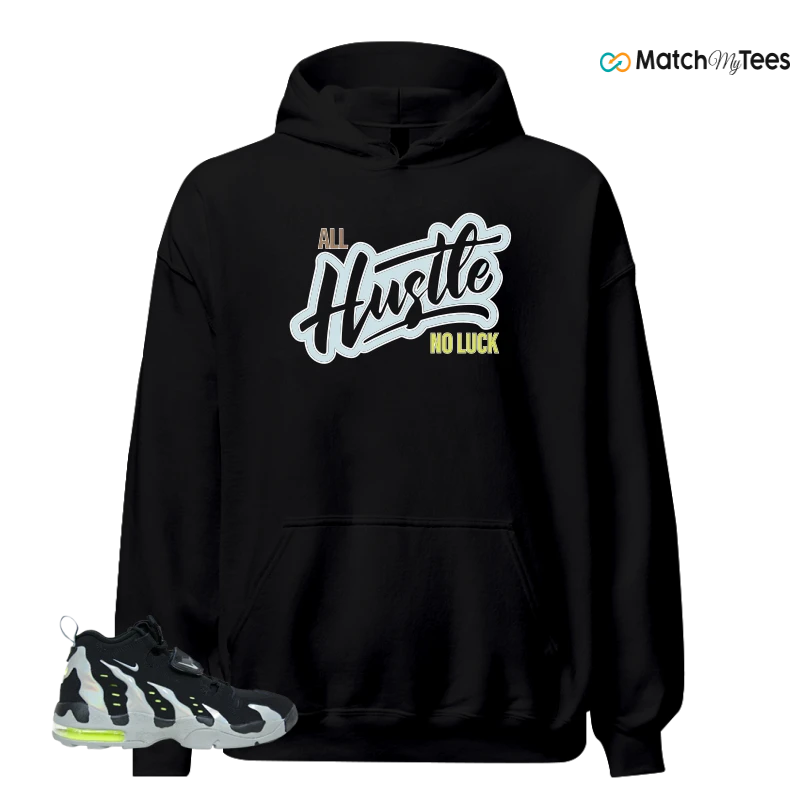 NIKE AIR DT MAX 96 BLACK MICA GREEN-VOLT SNEAKER Matching Tees hoodie