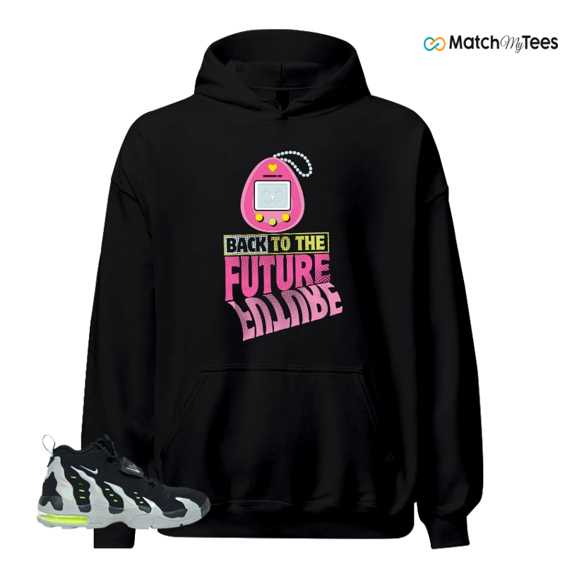 NIKE AIR DT MAX 96 BLACK MICA GREEN-VOLT SNEAKER Matching Tees hoodie